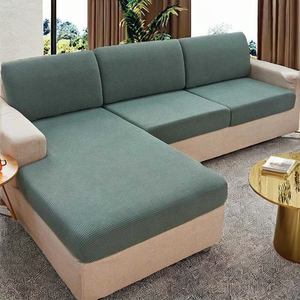 غطاء كنب مخملي مرن قابل للتمدد حديث، قابل للغسل في الغسالة، مقاس مخصص، نمط مريح للأرائك المجزأة، يزين مقعد الكنبة بنسبة 96% - Product Image 4