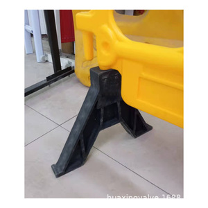 Barrera de Seguridad Móvil Tipo Boca de 1500 mm de Largo y 900 mm de Alto, Barrera de Tráfico de Plástico para Obras de Construcción - Product Image 2
