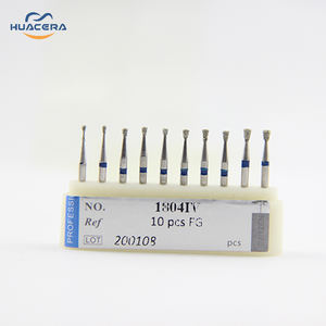 Huacera 1804iv phòng thí nghiệm nha khoa Mài Bộ dụng cụ đánh bóng phòng khám Nha khoa kim cương <span class=keywords><strong>Bur</strong></span> Tay khoan cho gốm sứ Composite <span class=keywords><strong>Carbide</strong></span> nghiêng - Product Image 1