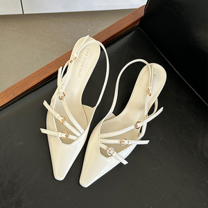 High Quality Burgundy Patent Leather Stiletto <b>Heels</b> Women's Spring Summer High <b>Heels</b> Slip-On Closure Custom High <b>Heels</b> <b>Closed</b> - Product Image 2