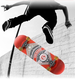 Planche à roulettes en érable pour enfant, planche à roulettes Voile, planche à roulettes Mayoreo en bois, roues en PU pour adolescents - Product Image 2