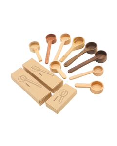 Cucharas de Café Jackie para Bote, Cucharas Medidoras de Madera Hechas a Mano Multifuncionales de 15 ml de Capacidad para Café Molido - Product Image 1