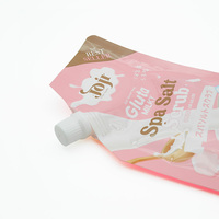 Pochette de support de sel de spa écologique caractéristique de barrière pour les masques pour le visage crèmes pour les yeux pochette de bec d'impression de gravure de feuille d'aluminium en plastique