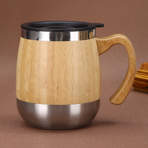 <span class=keywords><strong>2025</strong></span> thiết kế mới tre gỗ cuộn trên chai thép không gỉ 500 ml tre hàng đầu nước gỗ chai với Nắp bằng gỗ - Product Image 3