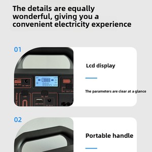 <span class=keywords><strong>Nouvelle</strong></span> Batterie LiFePO4 200W pour Stockage d'Énergie, Éclairage LED Portable, Alimentation Compacte Extérieure pour Camping et Drones 110V/220V avec Écran LCD - Product Image 4