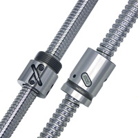 Vis à billes micro GCr15 personnalisée OEM, roulement à billes, mini-usinage CNC, plateau linéaire de précision, petits dispositifs de mouvement automatisés SFK0801