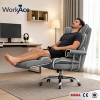 Chaise de jeu pour fabricants, finition ivoire, mousse haute résilience, pour bureau à domicile et étude, fournisseur en gros, export