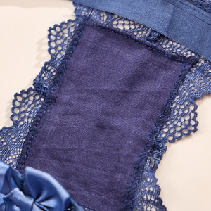 Tanga de Encaje Sexy SMOOTH Plus Size para Mujer, Cintura Baja, Lazo Bonito, Estilo Pure Desire, Bragas para Damas Curvilíneas - Product Image 3