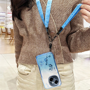 Étui de téléphone antichoc à paillettes et <span class=keywords><strong>fleurs</strong></span>, coque arrière électro-plaquée pour Tecno Spark Go 1/Go 2025/Pop 9 - Product Image 4