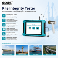 Système portable de détection de l'intégrité des pieux par méthode d'écho d'impact, équipement non destructif pour la détection des fondations en béton