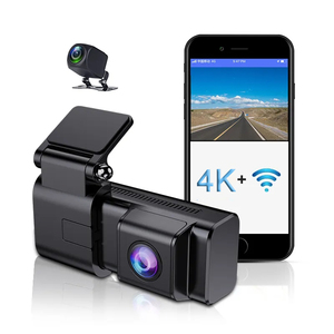 4K Wifi GPS Kép Dash Cam Phía Sau 2160P Full HD <span class=keywords><strong>Mini</strong></span> Ống Kính Kép Ghi Âm Xe DVR Dashcam Máy Ảnh - Product Image 4