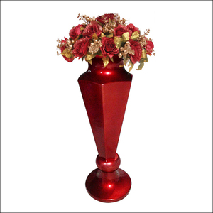 Macetas de cristal de lujo con diseño de flor de diamante, florero de vidrio brillante para centros de mesa de boda, decoración de mesa, elegante maceta. - Product Image 6