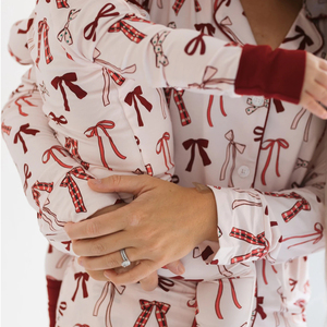 Pyjamas personnalisés maman et moi, motifs variés, vêtements de nuit assortis pour la famille, acceptation des échantillons - Product Image 3