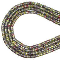 Perles entretoises rondes en pierres précieuses naturelles Xulin 2*4mm, 3000 styles au choix, en stock, polies et facettées, pour la fabrication de bijoux