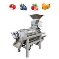 DZJX Presse-agrumes industriel à spirale pour fruits concassés / Extracteur de jus d'orange / Machine à jus à vis pour légumes concassés - Vente chaude