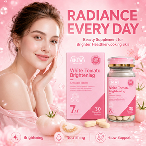 OKTW Ready Stock White <b>Tomato</b> Tablets With collagen beauty supplement Bulk Wholesale Natural Flavor Market OEM - Product Image 1