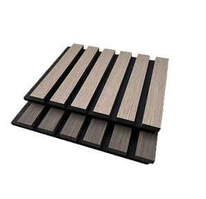 Panel insonorizado de tira de madera Natural OEM, difusor acústico de placa acústica Akupanel para grabación de sala de estar Interior moderna - Product Image 1