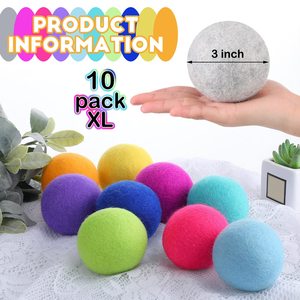 Adoucissant anti-statique populaire meilleure vente boule <span class=keywords><strong>de</strong></span> séchage en <span class=keywords><strong>laine</strong></span> <span class=keywords><strong>de</strong></span> couleur biologique pour le linge - Product Image 6