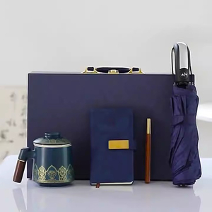 Cuaderno de cuero personalizado con logotipo personalizado, taza de recuerdo corporativo, Oficina promocional para juego de regalo de negocios - Product Image 4