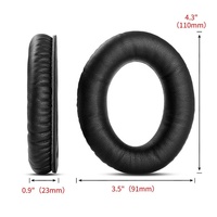 Aksesori Headphone Hyper X Cloud Revolver S, bantalan telinga kulit untuk penutup bantal telinga
