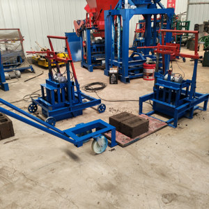 반자동 포장 벽돌 기계 메이플 브릭 P18 단단한 콘크리트 블록 만들기 기계 - Product Image 4