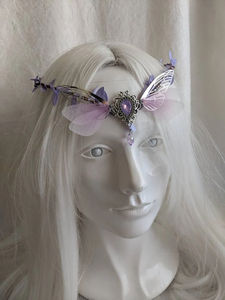 Diadema de Moda para Mujer y Niña NianCan, con Alas de Hada y Tiara de Cristal, Estilo Europeo Americano, para Princesa, Regalo para Festivales - Product Image 2