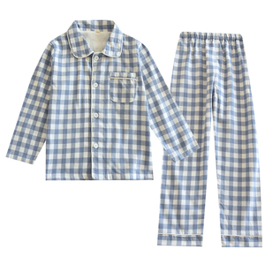 <span class=keywords><strong>Pigiama</strong></span> Plaid stampato Plaid tinta tinta in tinta unita per bambini primavera autunno puro cotone spazzola in <span class=keywords><strong>pile</strong></span> a maniche lunghe per bambine - Product Image 1