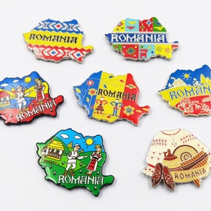 แม่เหล็กติดตู้เย็นโลหะเคลือบแข็งแบบกำหนดเองสำหรับขายส่งจากโรงงาน ออกแบบโลโก้ได้ ใช้เป็นของที่ระลึกสำหรับนักท่องเที่ยว - Product Image 6