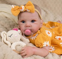 20 Zoll Lebensechte Reborn-Babypuppe aus Weichem Vinyl Realistische Neugeborenen-Puppe Spielzeug für Kinder Geschenk Großhandel Individuell Anpassbar