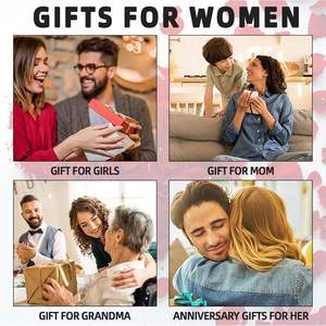 AYOYO Vente directe d'usine, vente chaude, boîte cadeau de rose éternelle préservée, Qixi, Saint-Valentin 2026, collier pour petite amie, <span class=keywords><strong>fleur</strong></span> éternelle - Product Image 5