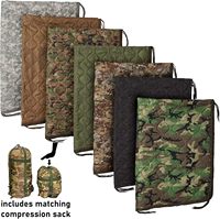 Sac de compression imperméable ultraléger camouflage, couverture thermique isolante, poncho de camping pour la randonnée et la survie