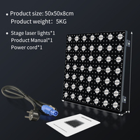 AICPOSE Prix Usine 49 Panneaux de Lumière Matriciels de Scène 10W RVB 3-en-1 DMX512 LED COB Haute IRC 95