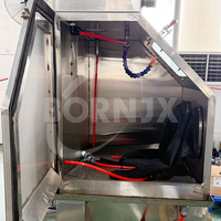 Machine de sablage humide en acier inoxydable contrôlée par PLC manuelle B0RNJX BES-9080, fonction de nettoyeur haute pression, multi-tension
