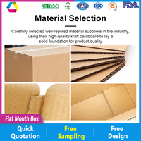 Cajas de Envío Corrugadas Impresas Personalizadas Directamente de Fábrica, Cartones de Embalaje Ecológicos de Varios Tamaños para Pedidos al por Mayor