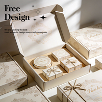 Boîte d'expédition cadeau robuste en carton ondulé recyclable, doublée d'éponge, avec logo personnalisé imprimé UV, fermeture magnétique, étanche