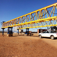 Lanzador de vigas de alta resistencia, máquina elevadora de vigas de puente de 80t