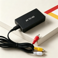 Convertisseur AV composite CVBS vers HD, convertisseur de câble RCA mâle vers HDMI, sortie Full HD 720P/1080P, commutateur pour DVD, STB, Gamecube, HDTV
