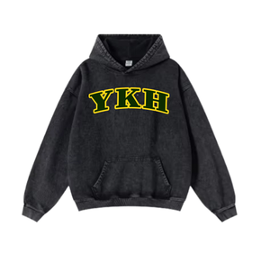 <b>Men's</b> Wear Hooded Sweatshirt Casual Autumn Wear French Terry Knitted Hoodie Front Print Pullover <b>Jumper</b> Sweatshirts Hoodies - Product Image 1