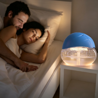 Purificateur d'air électrique à base d'eau, humidificateur, diffuseur d'arômes avec lumière nocturne 7 couleurs pour la maison et l'hôtel, élimination de la fumée et de la poussière