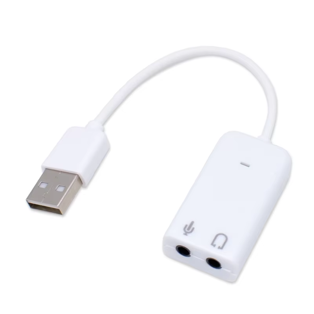 USB 2.0 Virtual 7.1 Channel Xear 3D External USB Sound Card Audio Adapter for Windows XP Win 7 8