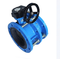 L'usine fournit une vanne papillon à engrenage à vis sans fin à double bride DN50-DN1200 avec une expansion flexible