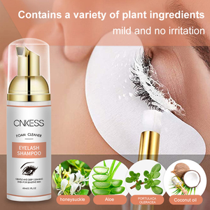 60ml <b>Mini</b> Lash Shampoo Foam Pump <b>Bottle</b> Frosted Eyelash Extension Cleanser - Product Image 3