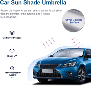 Parasols pliables pour pare-brise de voiture, pare-soleil pour la partie avant, pour différents modèles de voitures - Product Image 2