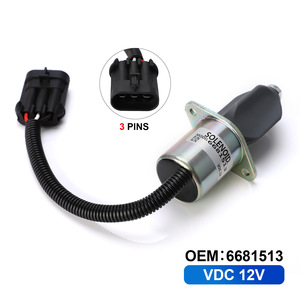 วาล์วโซลินอยด์ตัดน้ำมันเชื้อเพลิง 6681513 3 ขา OEM สำหรับบ็อบแคท 773 763 753 751 743 643 รุ่นต่างๆ - Product Image 5