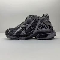 Chaussures noires de haute qualité pour hommes, baskets décontractées de créateur, chaussures de marche, chaussures de course pour hommes