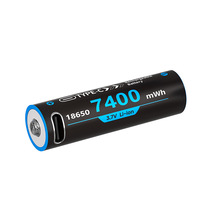 Batería de Litio 18650 de 3.7V Recargable con Puerto Tipo-C de Alta Capacidad para Bicicletas/Scooters Eléctricos, China