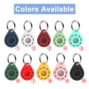 Compatible con <span class=keywords><strong>Apple</strong></span> AirTags Soft Silicone Air Tag Funda protectora Cute Air Tag Tracker Holder con llavero para bolsas Llaves - Product Image 6