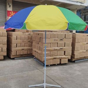 Sombrilla de Playa Personalizable de Cuatro Colores con Estructura de Acero de 8 Varillas y Fibra de Poliéster, Parasol Publicitario para Exteriores y Puestos de Mercado Nocturno - Product Image 5