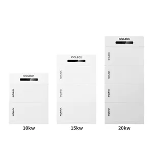 Baterai Lifepo4 tegangan rendah baterai penyimpanan energi ditumpuk 48V 10KWH 1520kwh