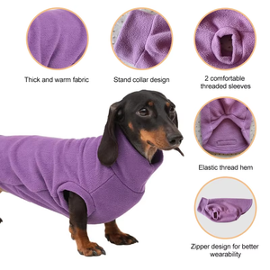 Wholesale Quality Elegant Classic Luxury Small Dachshund <strong>Dog</strong> Christmas Spring Jumper Winner <strong>Sausage</strong> <strong>Dogs</strong> Fleece Fabric <strong>Clothes</strong> - Product Image 2